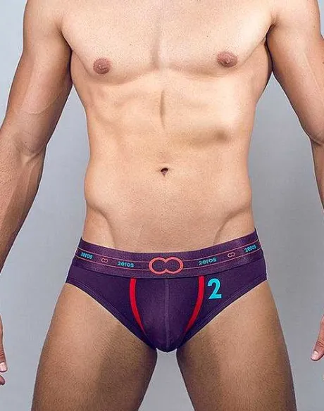 Best Sale U21 2-Series Brief Underwear-Wine Briefs