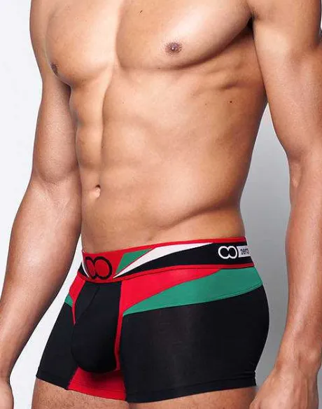 Store U31 Vavoom Trunk Underwear-Black/Green Trunks