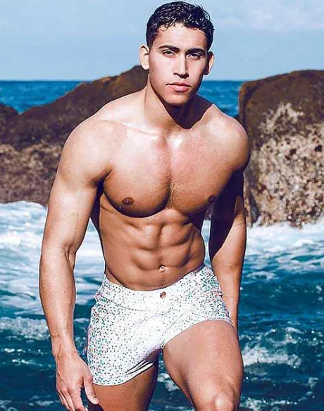 Cheap V60 Bondi Print Swim Trunks-Moana Swimwear