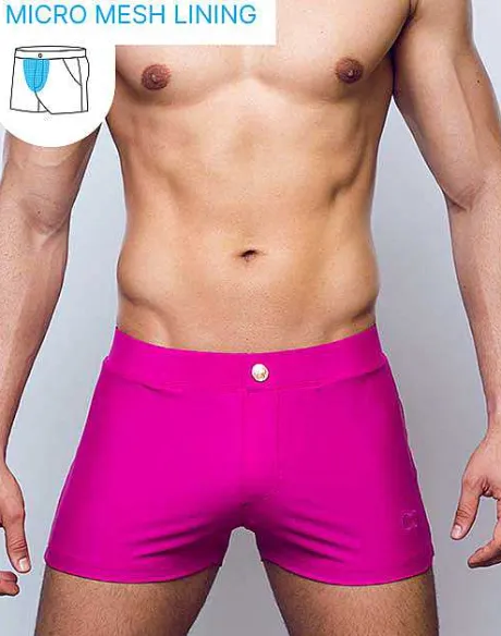 Clearance V60 Bondi (Series 2) Swim Trunks-Fuchsia Red Swimwear