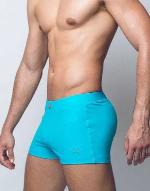 Cheap V60 Bondi (Series 1) Swim Trunks-Aqua Sustainable Beachwear
