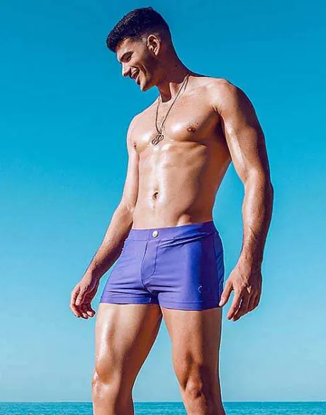 Best Sale V60 Bondi (Series 2) Swim Trunks-Dusted Purple Sustainable Beachwear