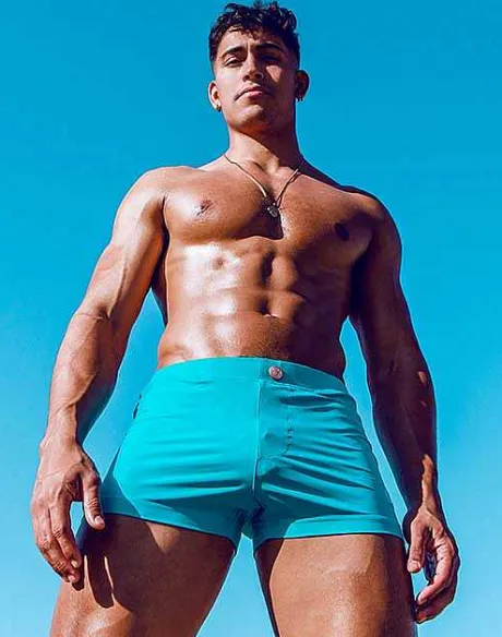 Online V60 Bondi (Series 2) Swim Trunks-Breeze Green Sustainable Beachwear