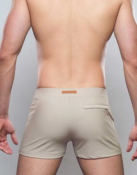Best V60 Bondi (Series 1) Swim Trunks-Taupe Swimwear