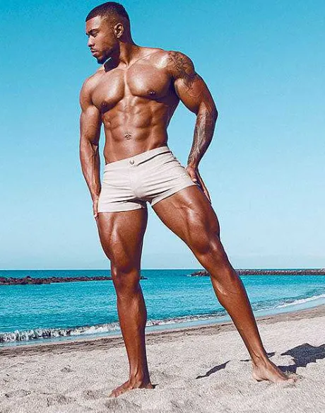 Best V60 Bondi (Series 1) Swim Trunks-Taupe Swimwear