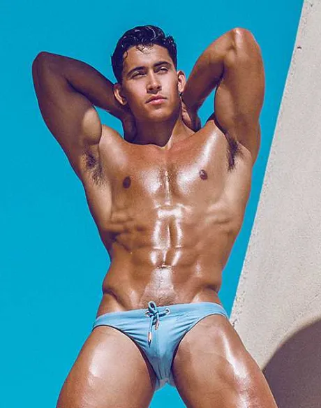Shop V20 Core Swimwear-Faded Denim Swimwear