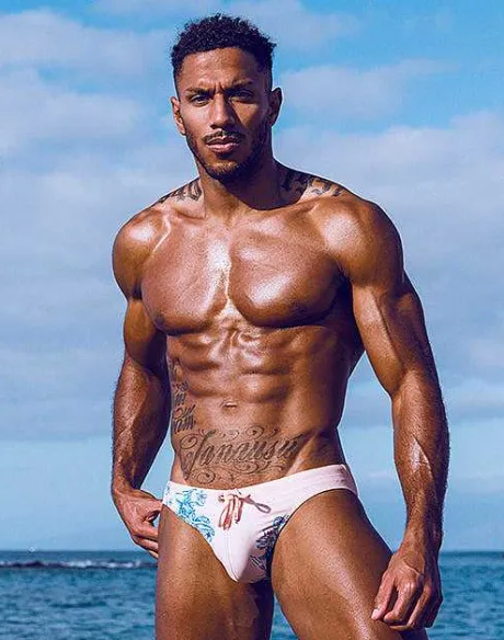 Outlet V20 Print Swim Brief-Tahiti Peach Swimwear