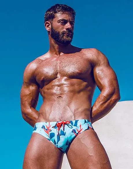 Cheap V10 Print Swim-Caribbean Twist Swimwear
