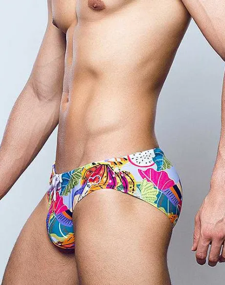 Cheap V10 Print Swimwear-Aves Purple Sustainable Beachwear
