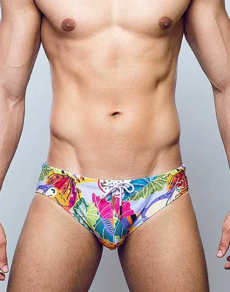 Cheap V10 Print Swimwear-Aves Purple Sustainable Beachwear