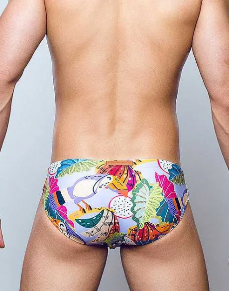 Cheap V10 Print Swimwear-Aves Purple Sustainable Beachwear