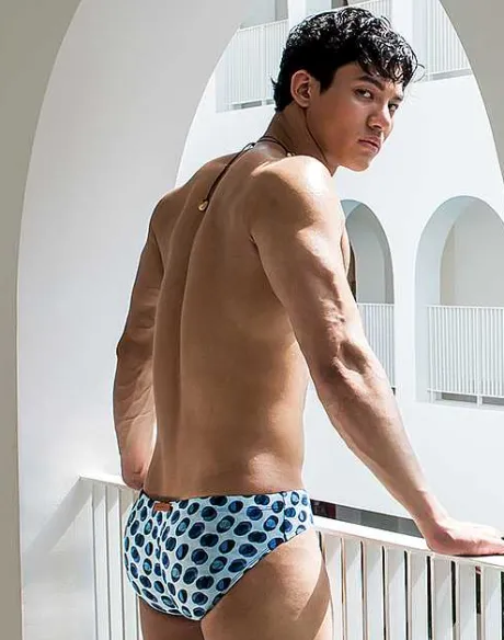 Shop V10 Print Swimwear-Bubbles Swimwear