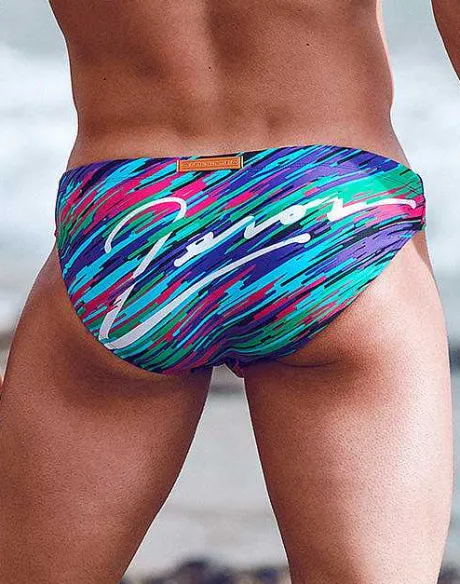 Shop V20 Signature Swimwear-Flash Green Sustainable Beachwear