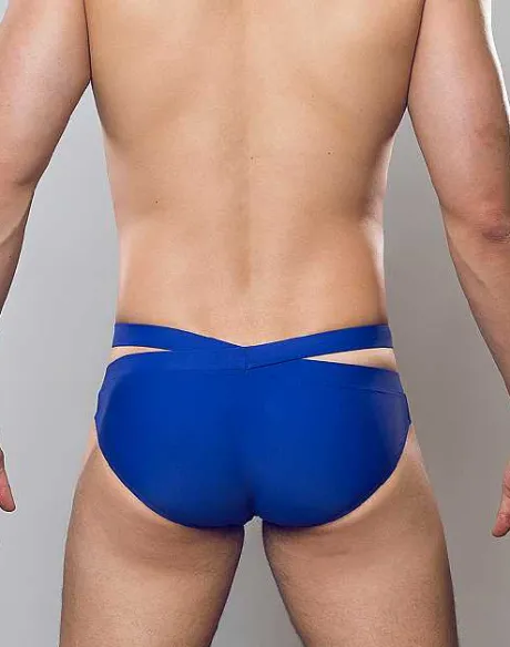 New Vb21 Blk Label Swim Brief-Royal Blue Swimwear